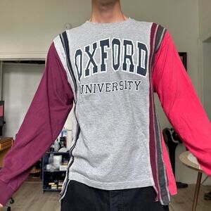 Needles Varsity Longsleeve Layered Oxford University Shirt